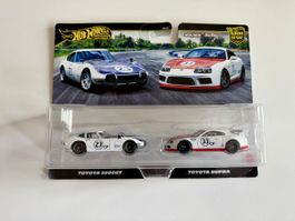 Hot Wheels Premium Car Culture Toyota 2000GT & Supra MK4 