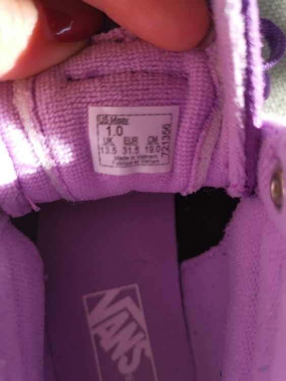 Vans Scarpe per ragazze: Vans violet, grandeur 31.5 – Usato da Boudevilliers venduto da made89 2
