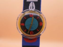 Swatch POP "GOLDEN POISON" PMK109, neue Batterie