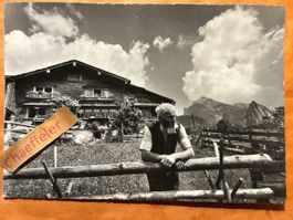 Bergbauer im Obertoggenburg, Schweiz