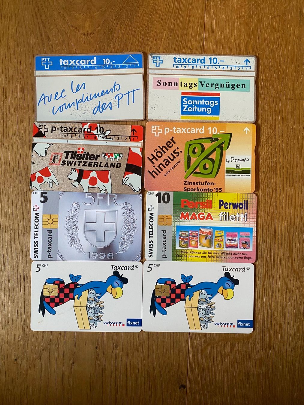Telefon- & Taxkarten: Taxcard Schweiz – Gebraucht aus Thalheim an der Thur von Jbeer