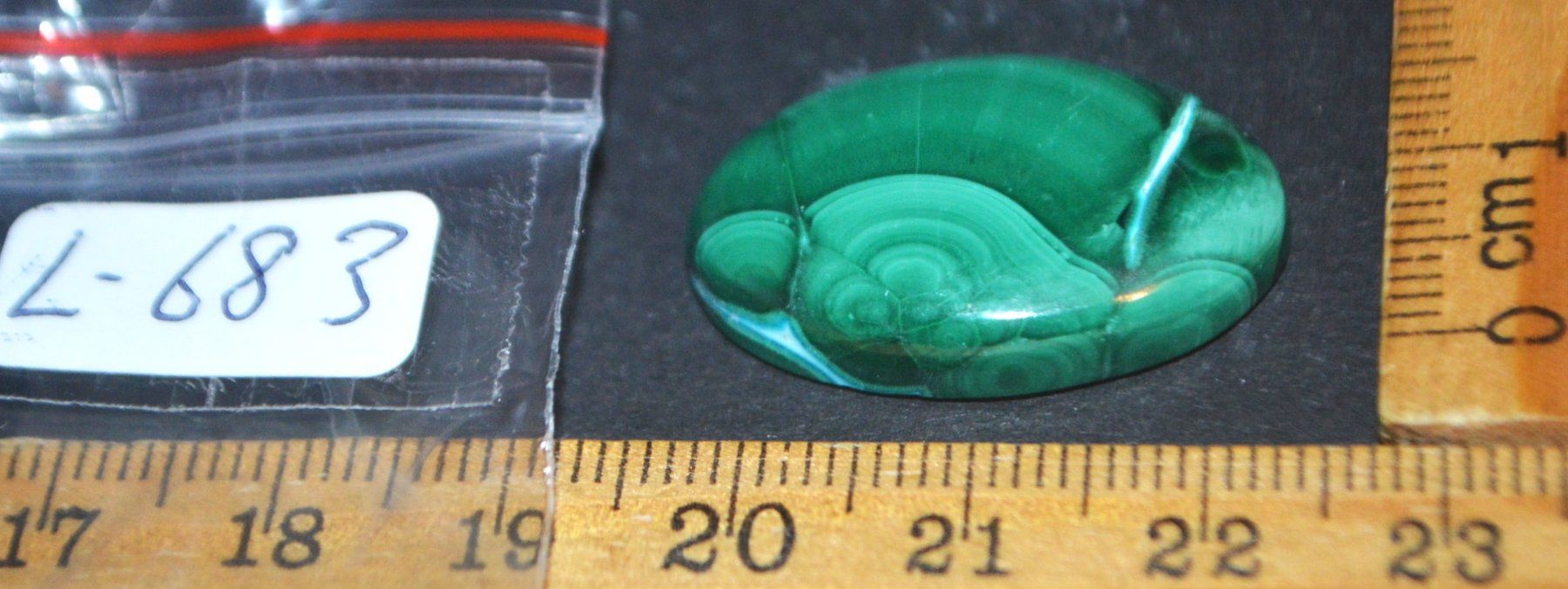 Minerali & Pietre curative: Cabochon L-683 - Chrysokoll Malachit - 27x17mm – Nuovo e nell'imballaggio originale da Goldiwil (Thun) venduto da han_v5b7 7