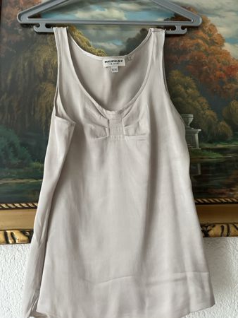 Schönes Seidentop von Repeat Frisch Gereinigt Gr XS/36,Top
