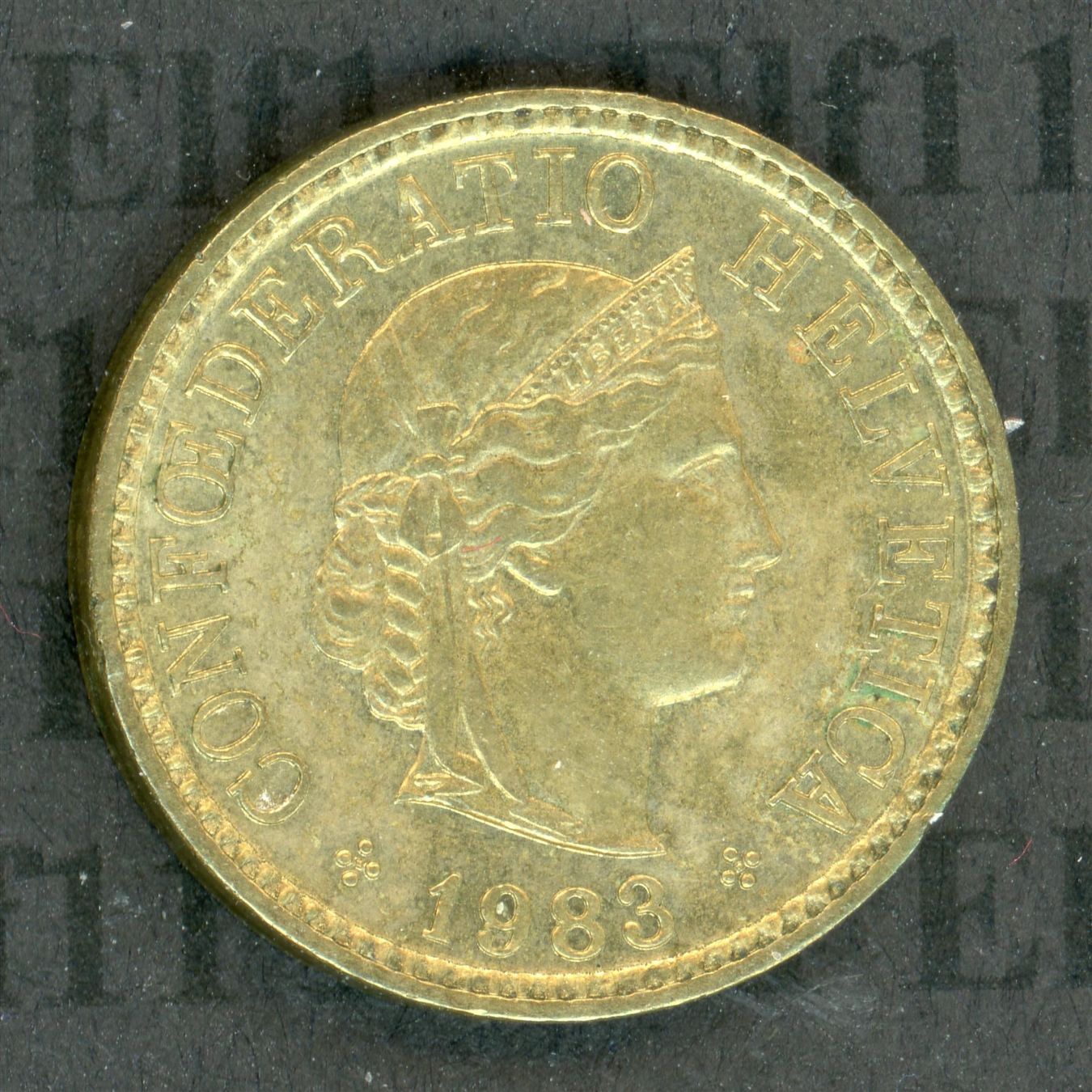 Tutti le monete: CHF___0.05 1983 -vz 5 Rappen – Usato da Widnau venduto da Elf11