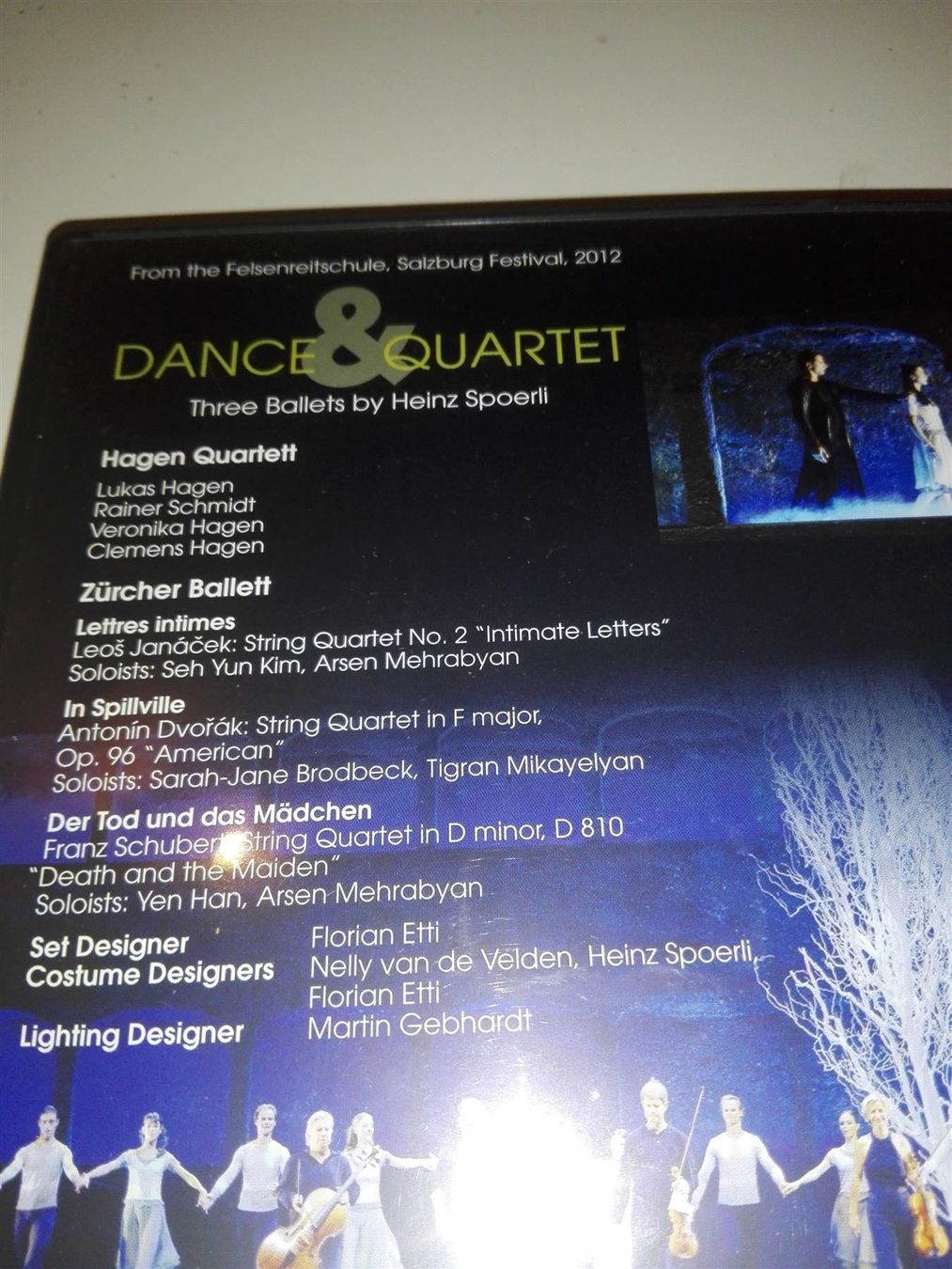 Tutti i DVDs: Dance & Quartet-Three Ballets     (Heinz Spörli) – Usato da St. Gallen venduto da elk2021 6