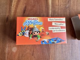 Migros All-Stars Sammelbox komplett - Rarität für Sammler!