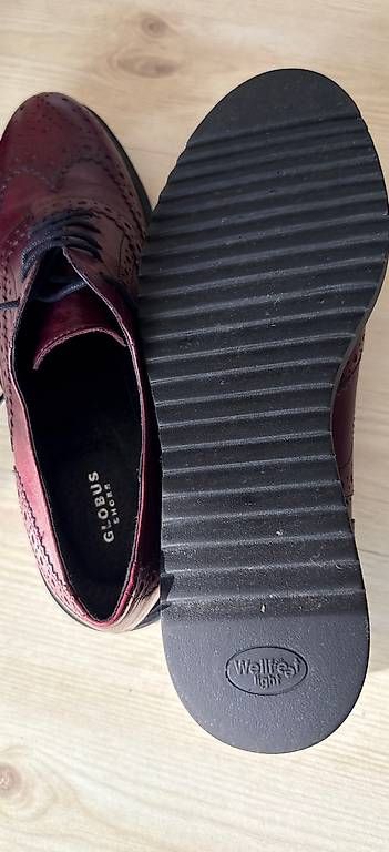Chaussures femmes: Bordeaux Rote Damenhalbschuhe – D'occasion à Au ZH par gei_s28y 3