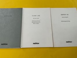 3 ReVox Bedienungsanleitungen