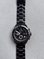 Fossil Chronograph Uhr schwarz Metallarmband gebraucht