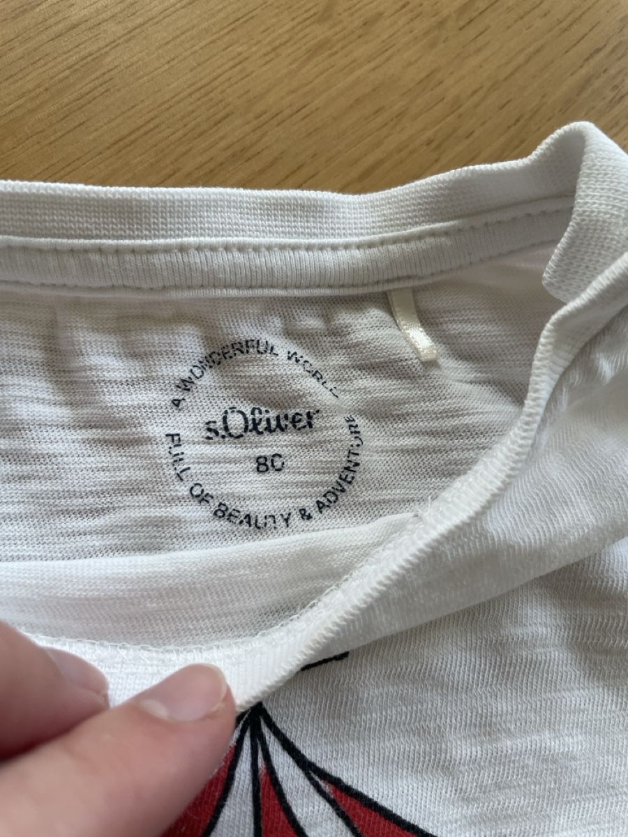 S.Oliver Camicie, Top & T-shirt: Langarmshirt s.Oliver,  Gr. 80 – Usato da Chur venduto da ves_y5xm 1