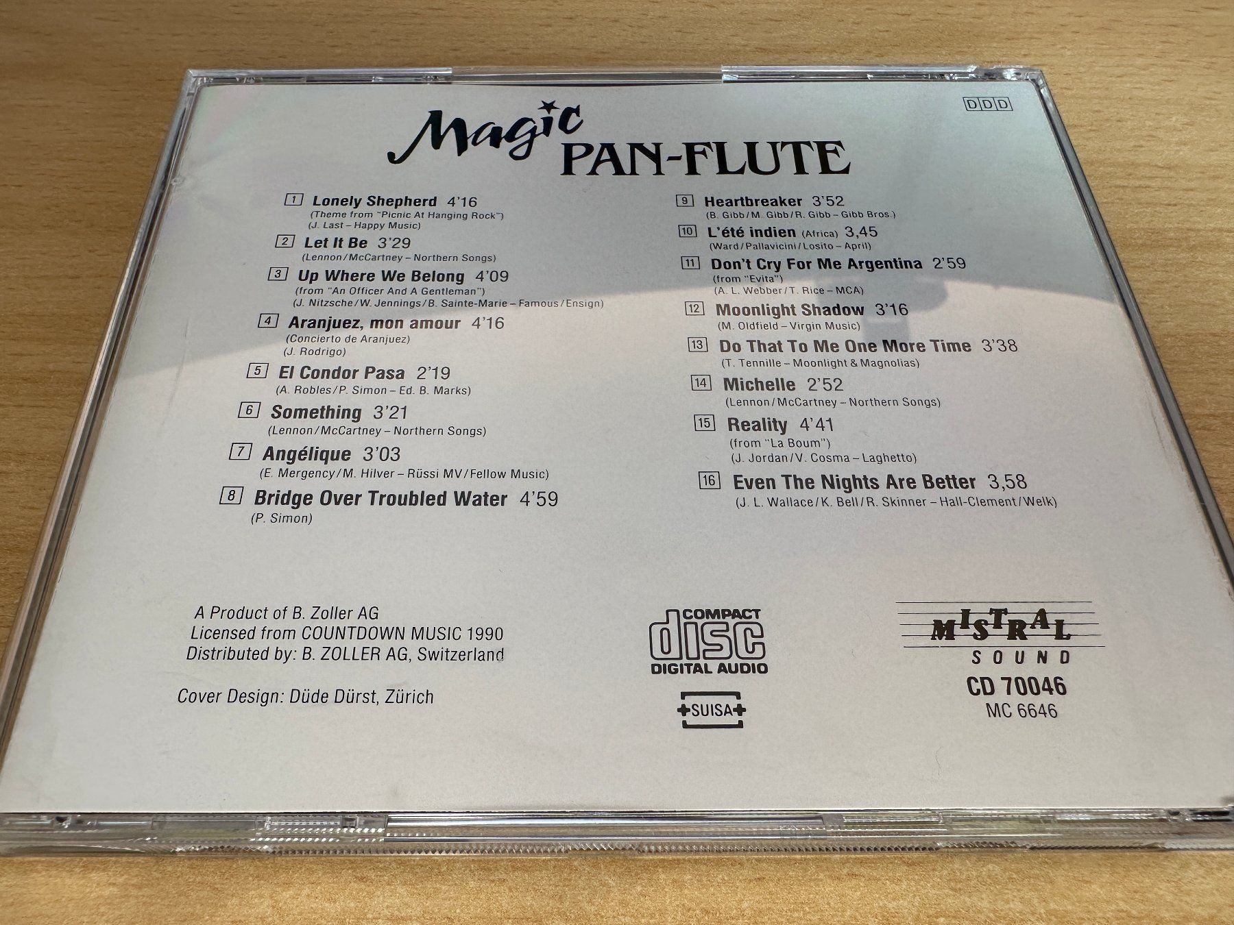 CD: Unknown Artist – Magic Pan-Flute – Usato da Rikon im Tösstal venduto da Alpenmutz 1