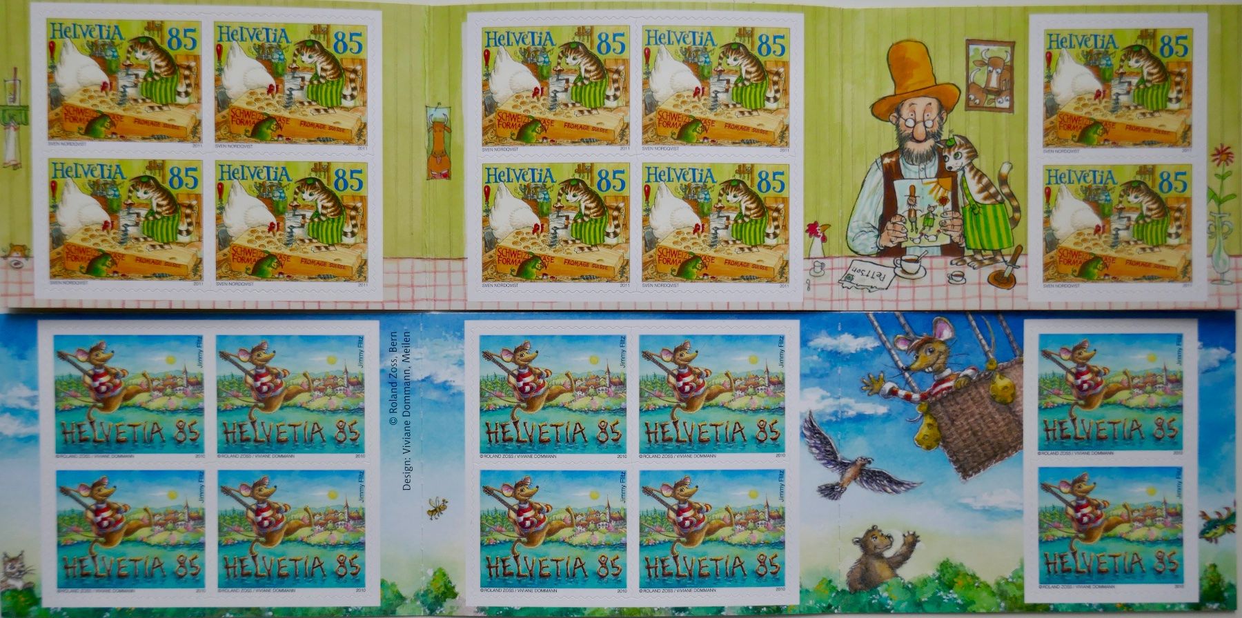 Alle Briefmarken: 4 Stk Markenheftchen postfrisch** – Neu (gemäss Beschreibung) aus Möhlin von PHILABARTIS 3