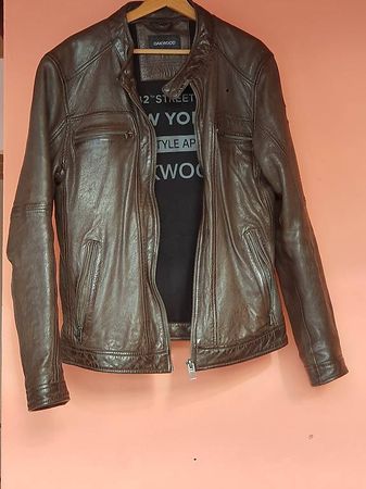 Oakwood "Drink" Lederjacke kaum getragen