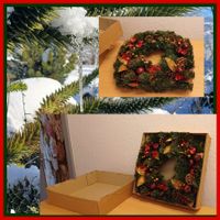 Déco/Geschenk/Mitbrinsel/Tisch mit Kerze od.Wandd.+ zur Türd
