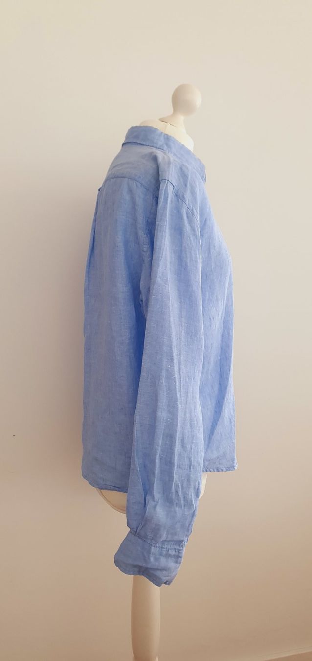Chemises: Leinen Hemd 100% Gr. M hellblau – D'occasion à Stansstad par InStyle8 7