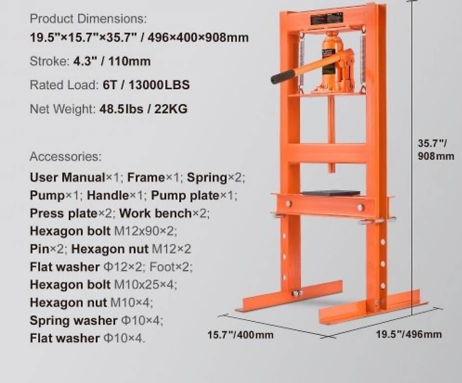 Tutte le macchine: Werkstattpresse 6t – Usato da Gutenburg venduto da shinobi0072