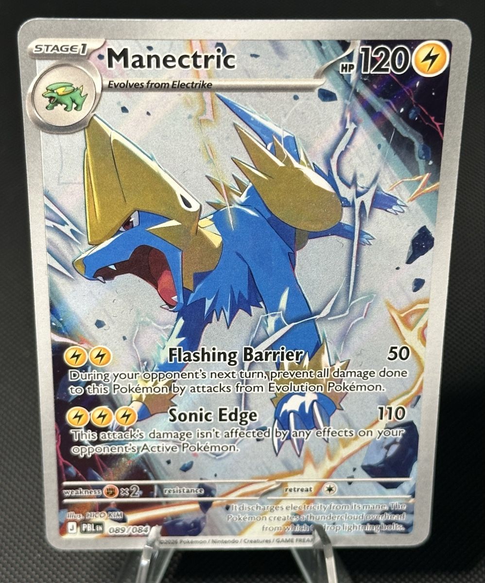 Pokémon Carte collezionabili: Manectric 089/084 Pitch Black Illustration Rare – Nuovo (secondo la descrizione) da Untersiggenthal venduto da NP_95