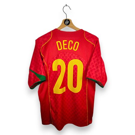 Original 2004-06 Portugal Home Trikot Deco