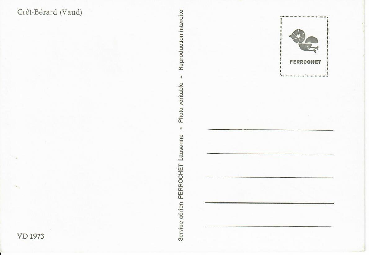 Cartes postales: Crêt Bérard – D'occasion à Hochdorf par Ziegel-16 1