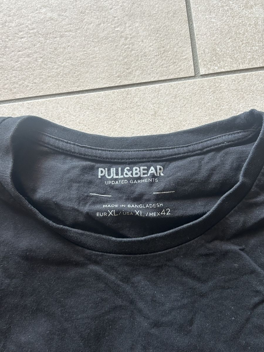 Pull&Bear T-Shirts: Schwarzes T-shirt Herren Pull&Bear – Neu (gemäss Beschreibung) aus Maisprach von _aliciarebecca_ 1