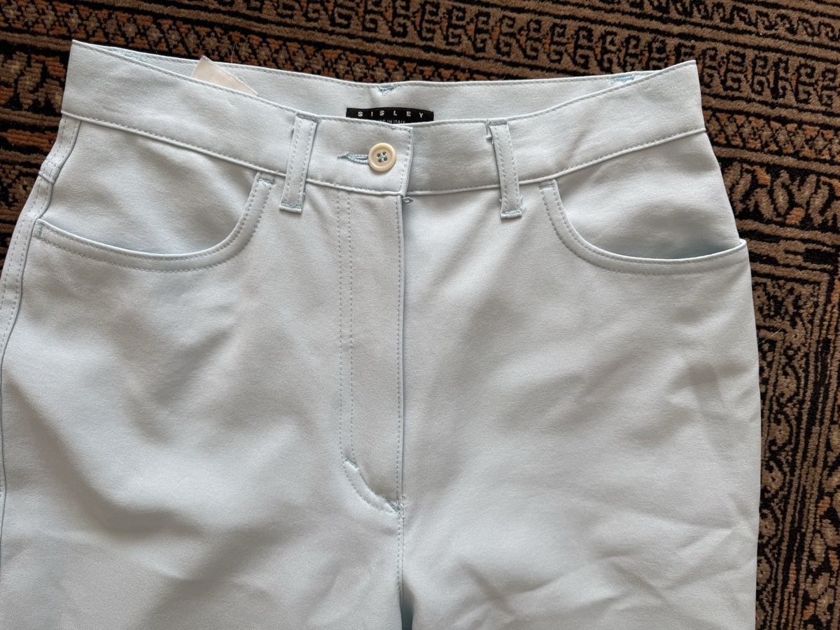 Sisley Pantaloni: Sisley Hose Hellblau, Grösse 34, wie neu – Usato da Locarno venduto da Ery02 1