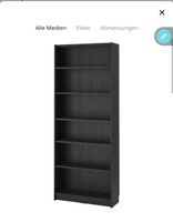 Billy Regal IKEA schwarz
