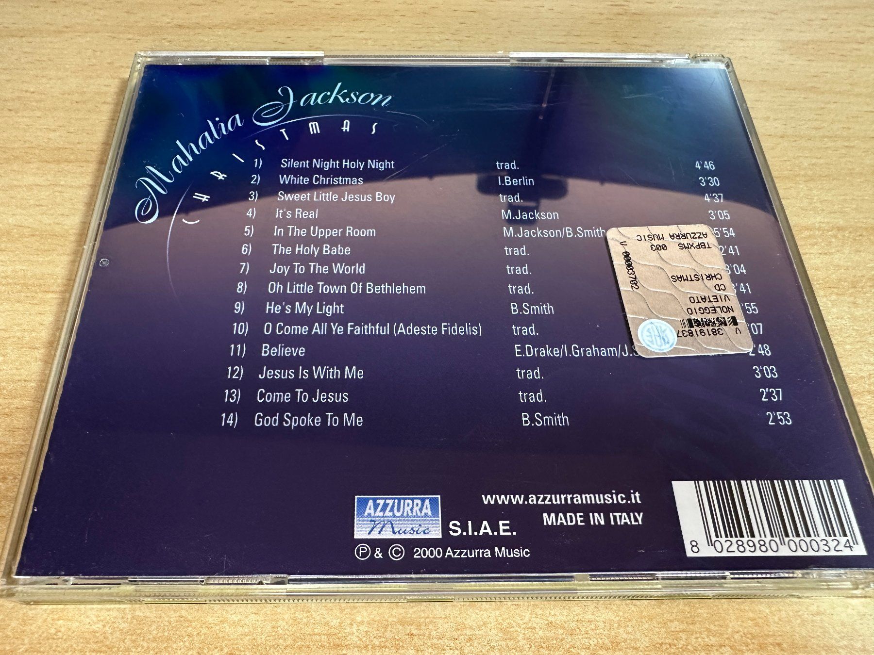 CD: D8 Mahalia Jackson - Christmas – Usato da Rikon im Tösstal venduto da Alpenmutz 1