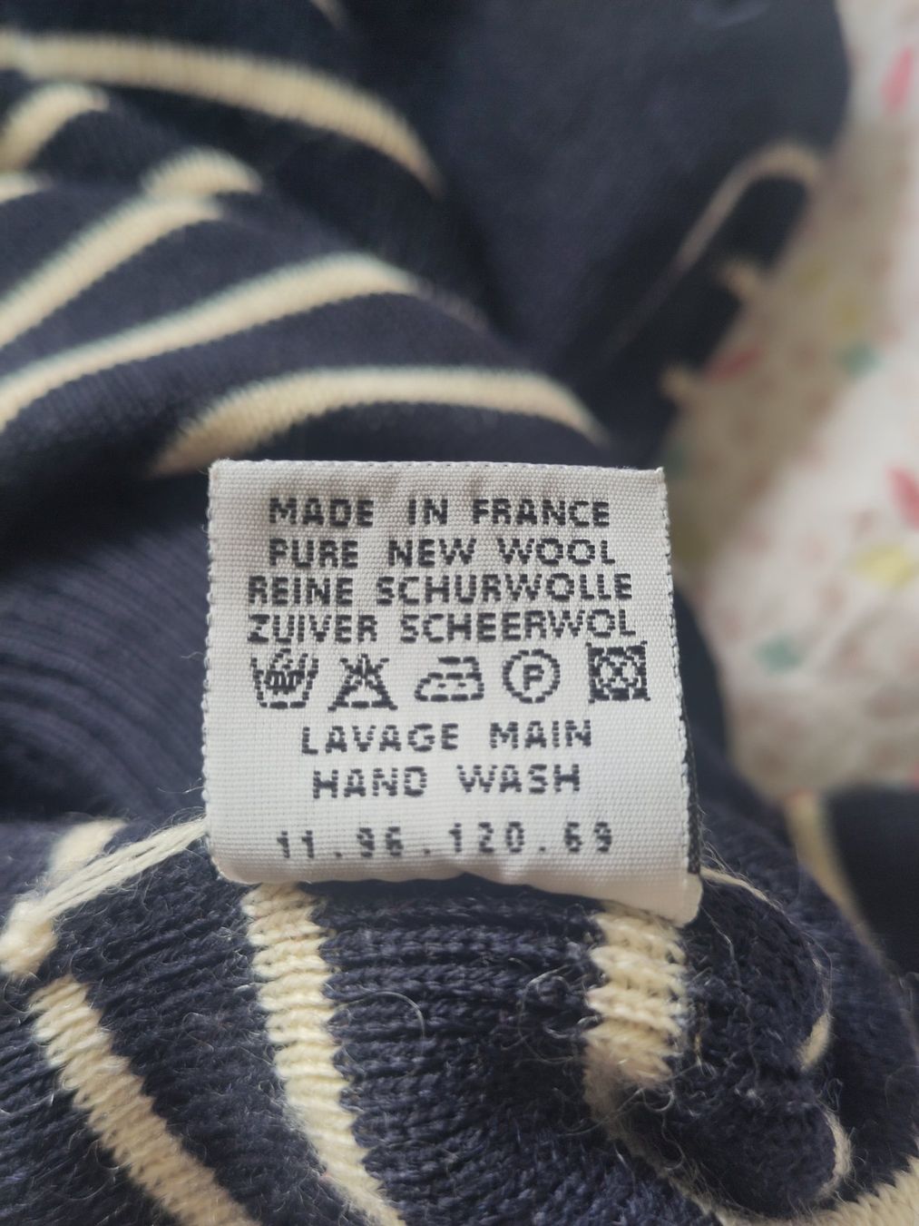 Saint James Maglioni & Felpe: Pull marin Breton rayé laine pure, taille 6-8 ans – Usato da Moudon venduto da eug_v5dy 1