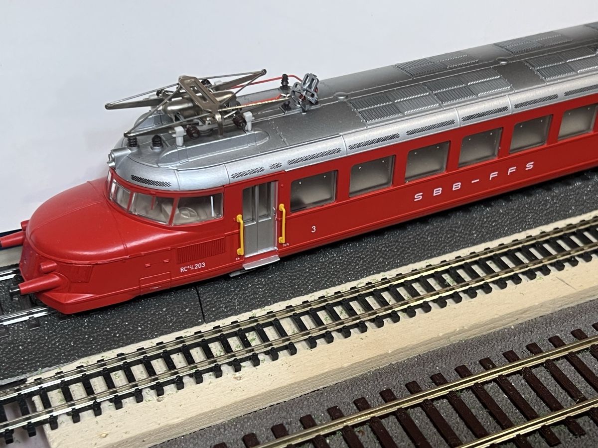 Märklin Modellini di ferrovie: Märklin Roter Pfeil und  – Usato da Dübendorf venduto da Troggy