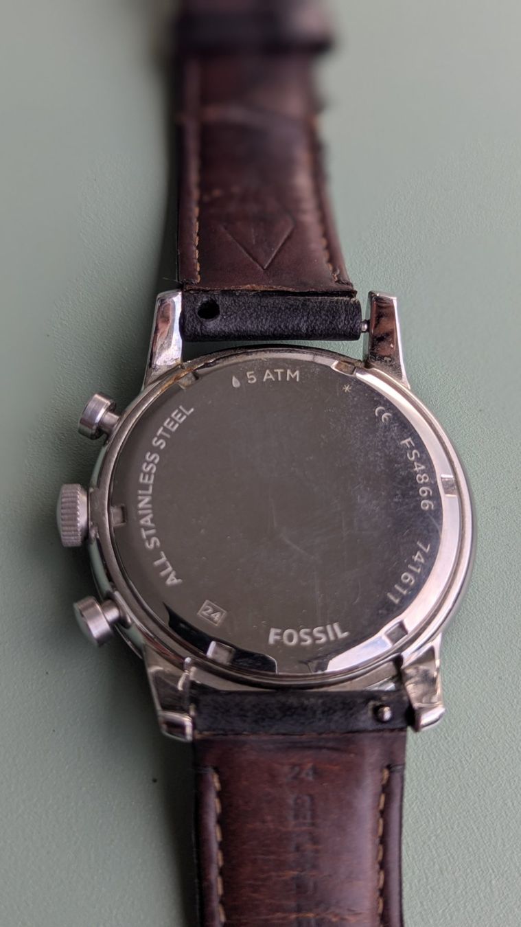 Fossil Orologi: FOSSIL Neutra Chrono Chronograph Uhr – Usato da Jona venduto da bruto11 3