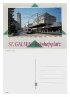 St.Gallen Bahnhofplatz Trolleybus Saurer Hess Bus NAW Hess
