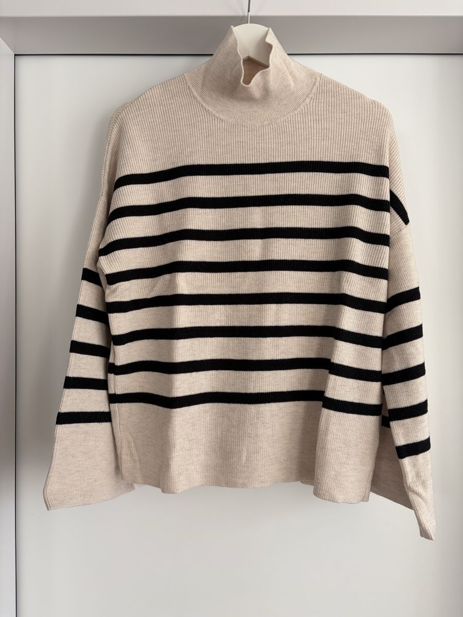 Maglioni & Felpe: InWear Pullover beige / schwarz gestreift XS – Nuovo (secondo la descrizione) da Zürich venduto da giuliak