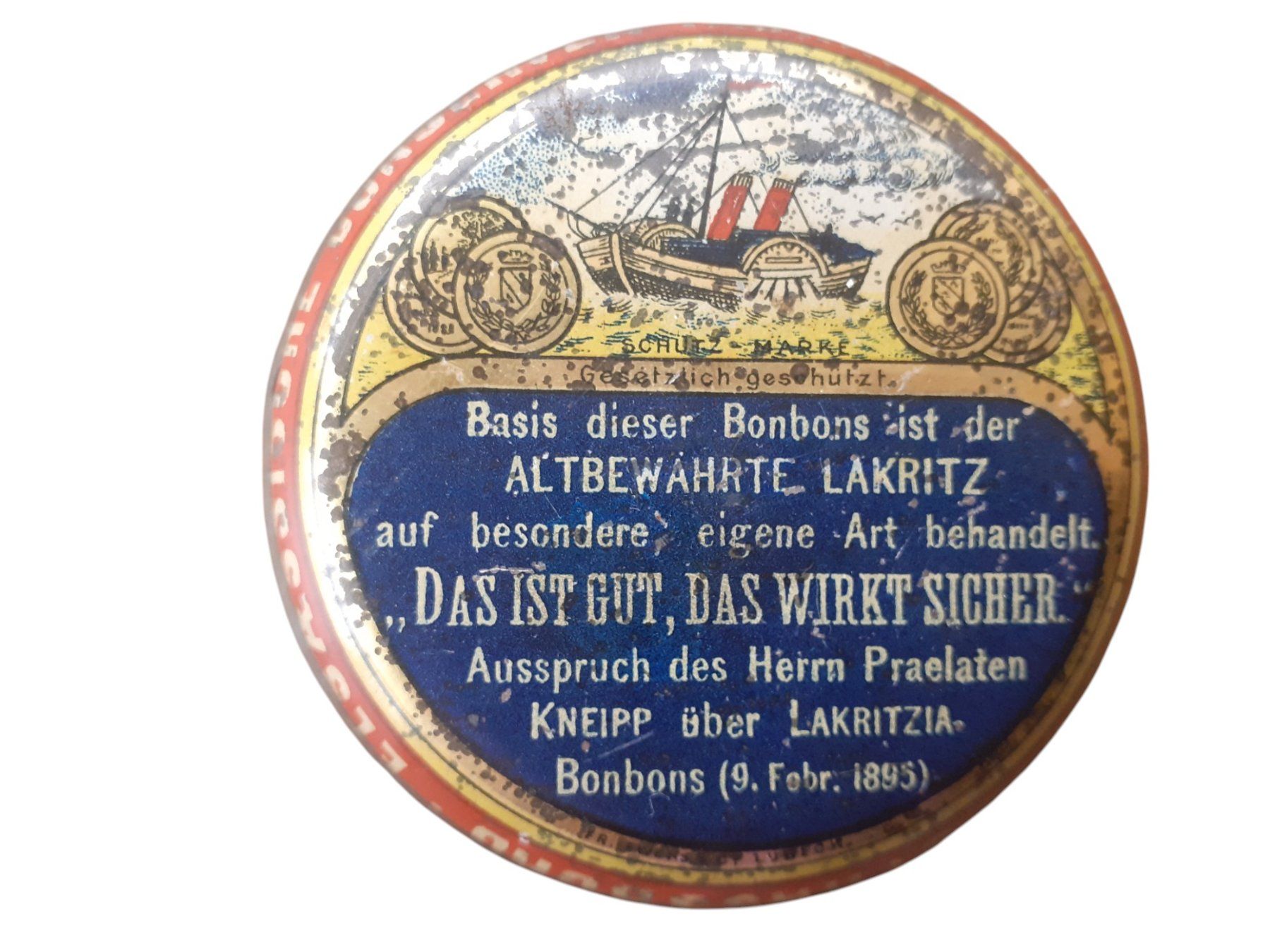 Barattoli: Antike Blechdose Lakrizia – Usato da Mörschwil venduto da antiksalon 5