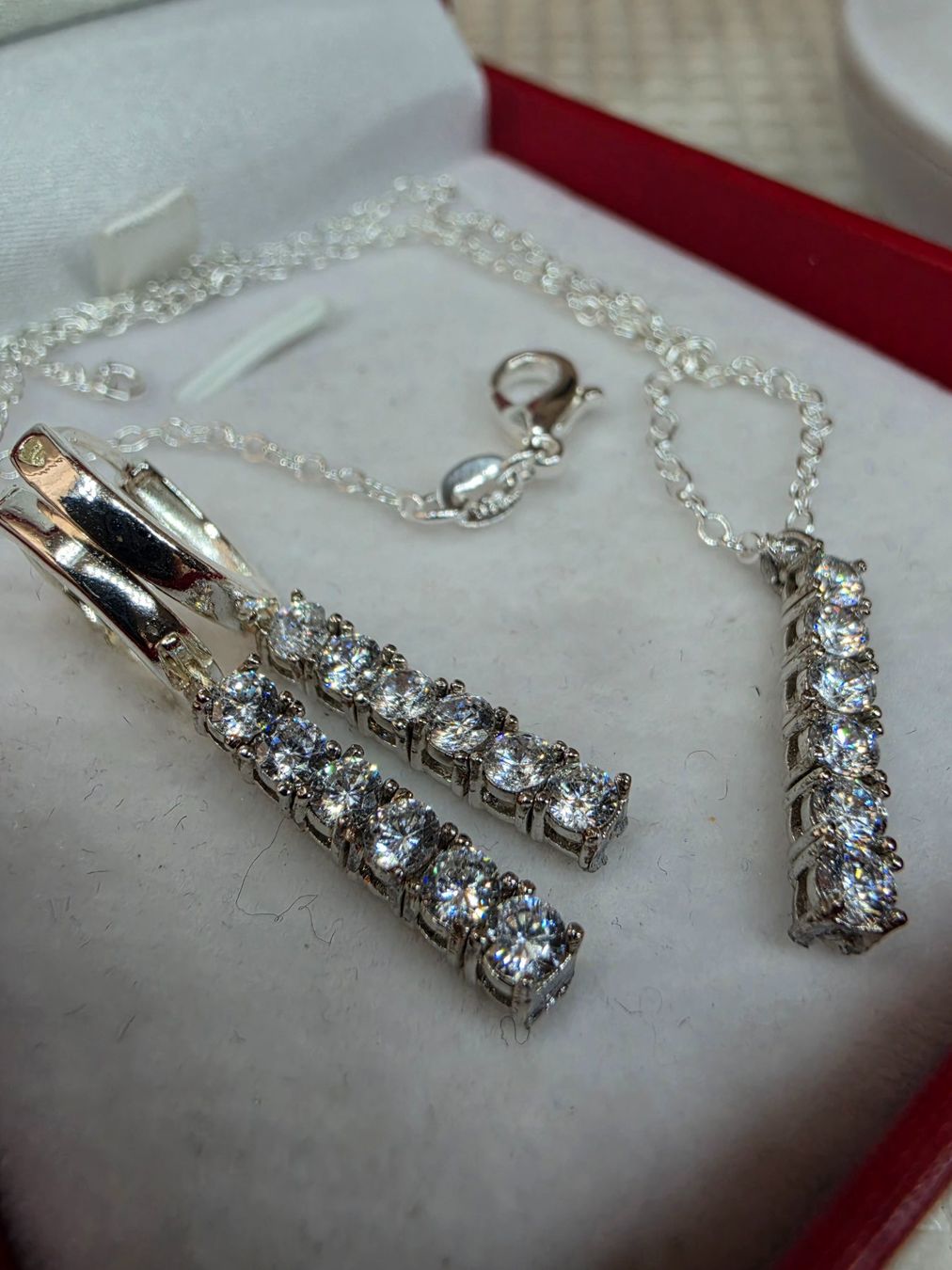 Altri gioielli: Ensemble argent avec zircons – Nuovo e nell'imballaggio originale da Reconvilier venduto da Tsma67 3