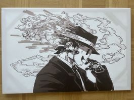 Anime Leinwandbild 87x57 cm–High-Rise Invasion Stil-Manga