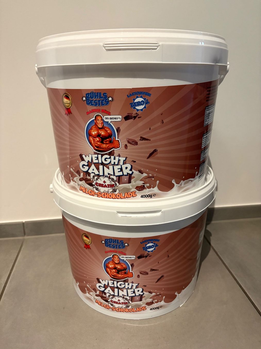Cibi & Specialità: Rühl24 Weight Gainer 2 x 4 kg – Nuovo e nell'imballaggio originale da Olten venduto da Dachaenu1