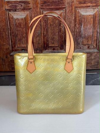 Louis Vuitton Houston, Vernis Leder