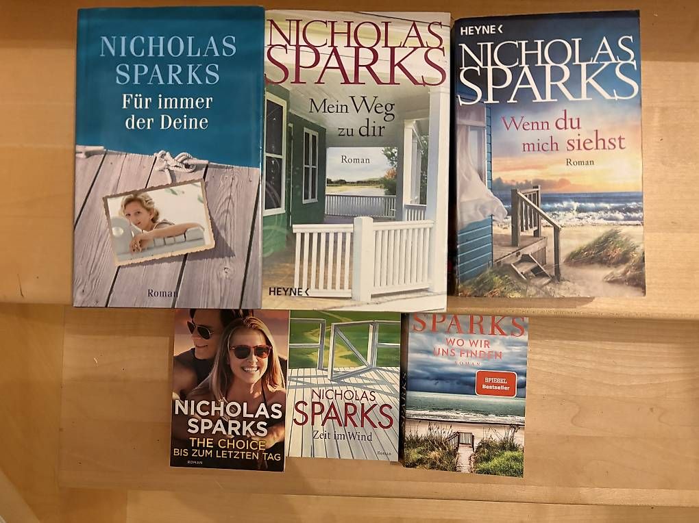 Libri: 6 Bücher von Nicholas Sparks – Usato da Müllheim Dorf venduto da Schja