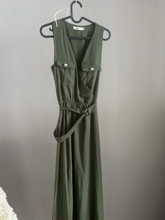 Kleid olivgrün attraktivo  S