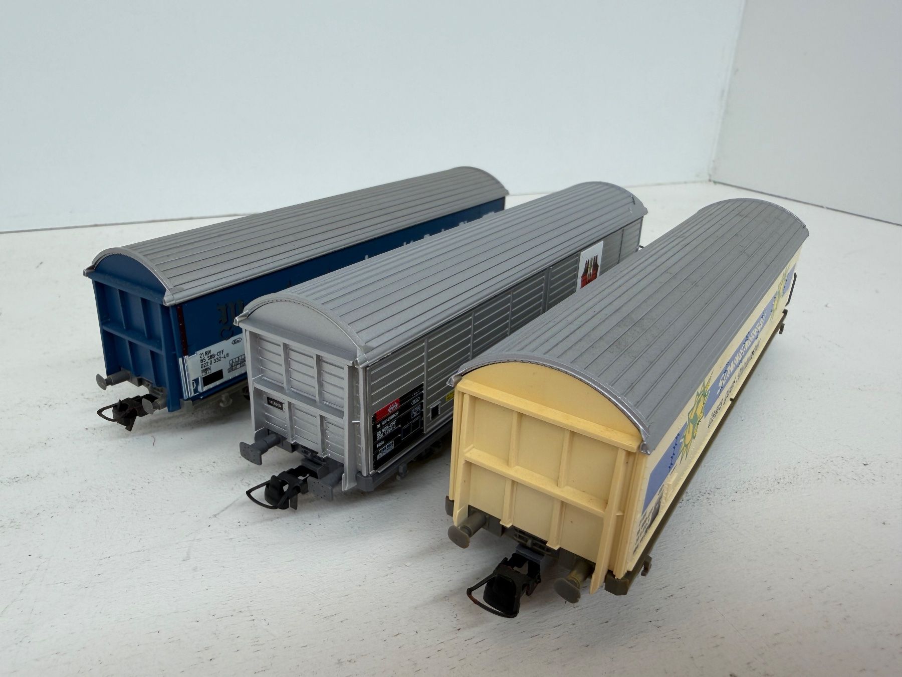 Roco Modellini di ferrovie: Roco  4036 +  46599 +  4340E Güterwagen Bier / Staiber / SBB – Usato da Büsserach venduto da ModellbahnDepot 4