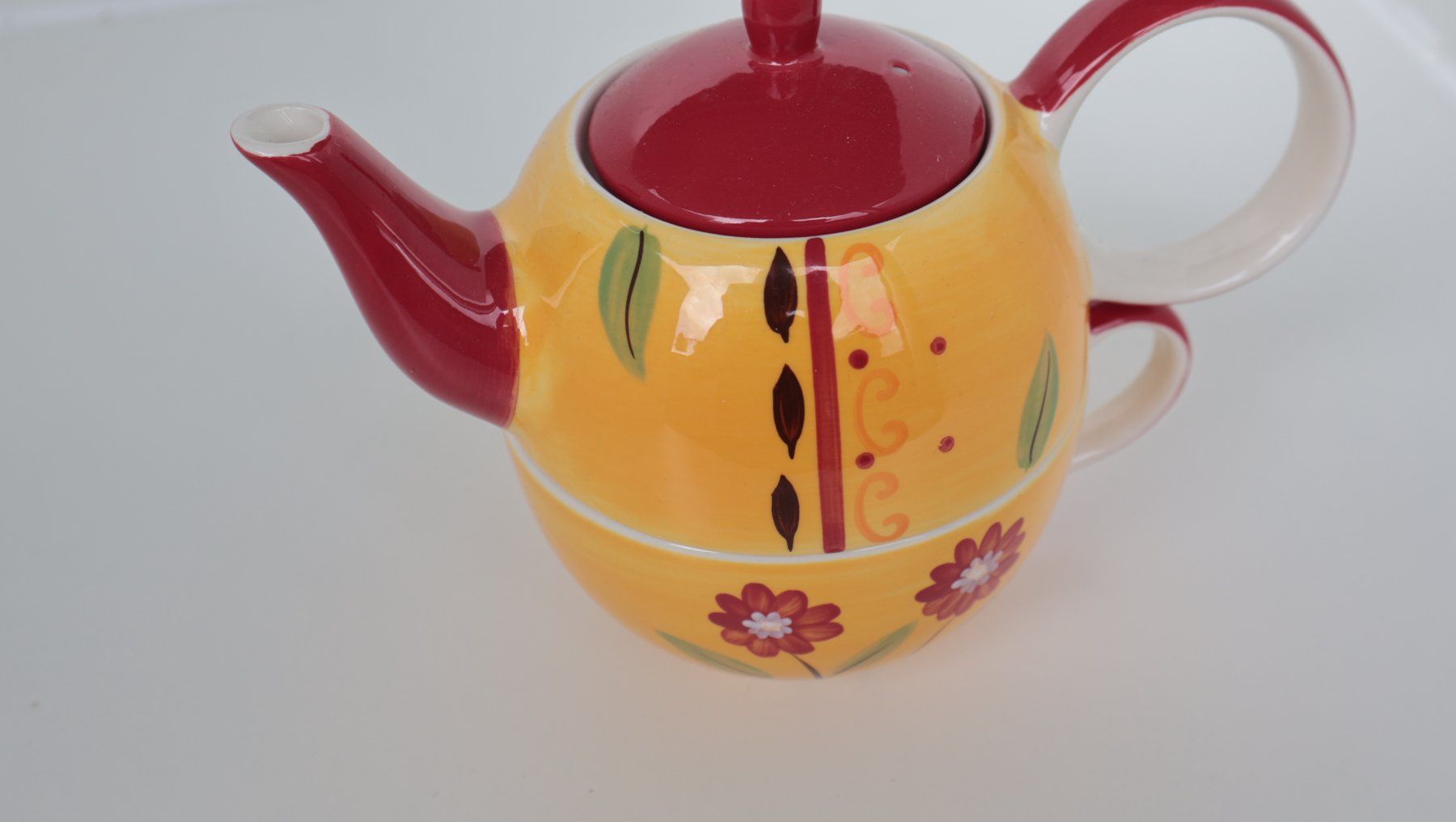 Teiere: Süsser Tee Krug mit Tasse – Nuovo (secondo la descrizione) da Willisau venduto da flabastian 3