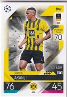 Topps Match Attax – Manuel Akanji – Borussia Dortmund (#212)