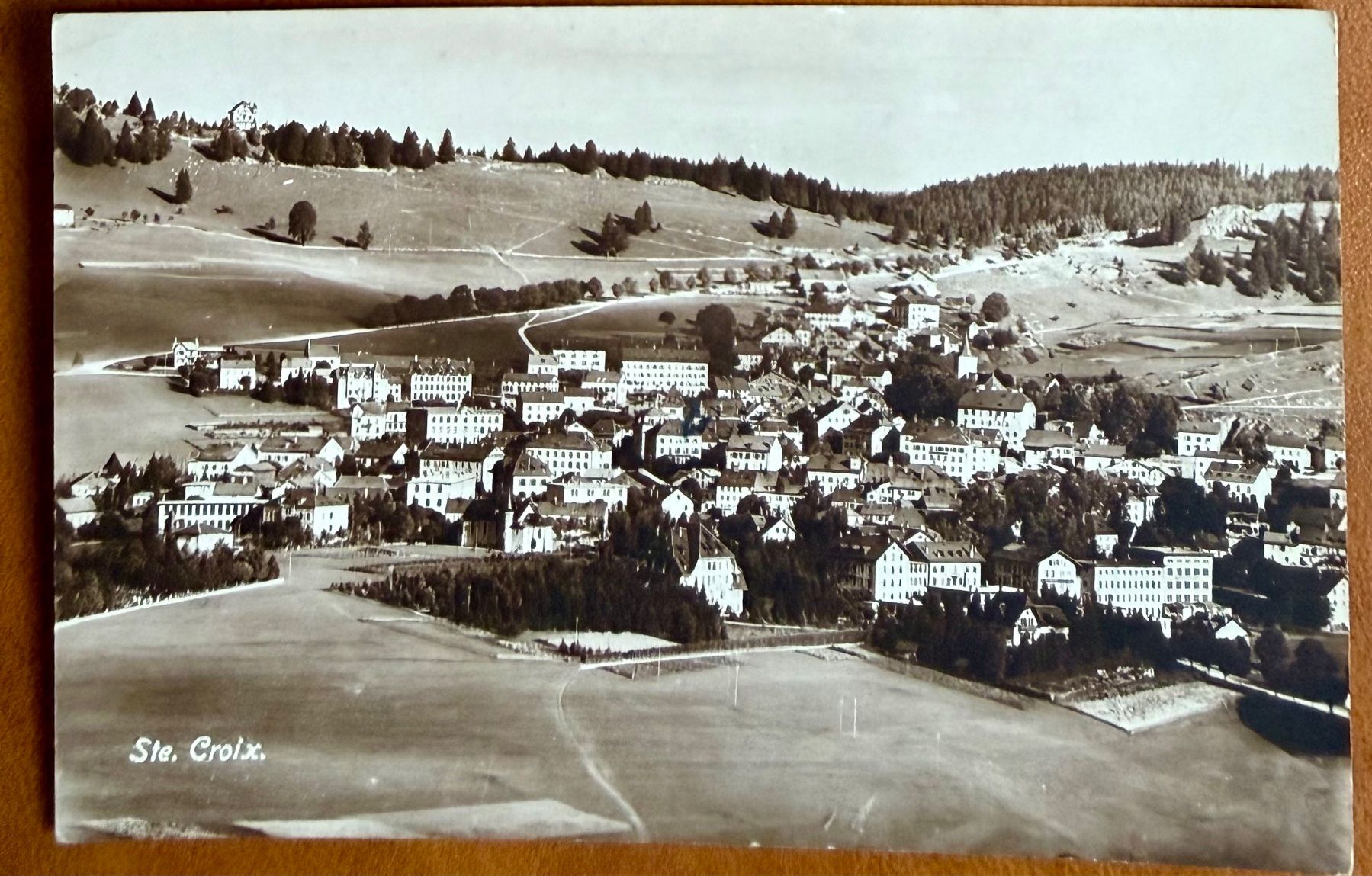 Ansichtskarten: St. Croix - Panorama 1921 – Gebraucht aus Lutry von Ediego