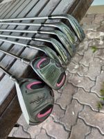 Mädchen Golfschläger
