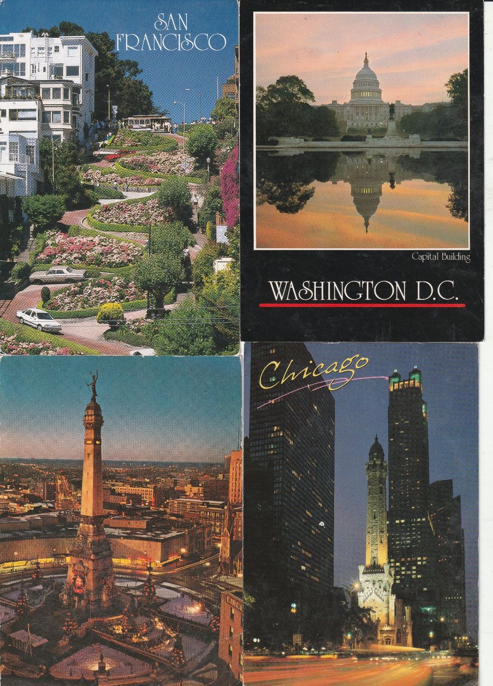 Cartes postales: 24 Karten  America – D'occasion à Lumbrein par made02 9