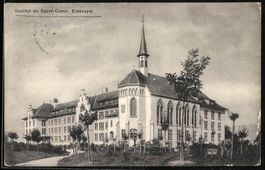 Estavayer, Institut du Sacré-Coeur mit 