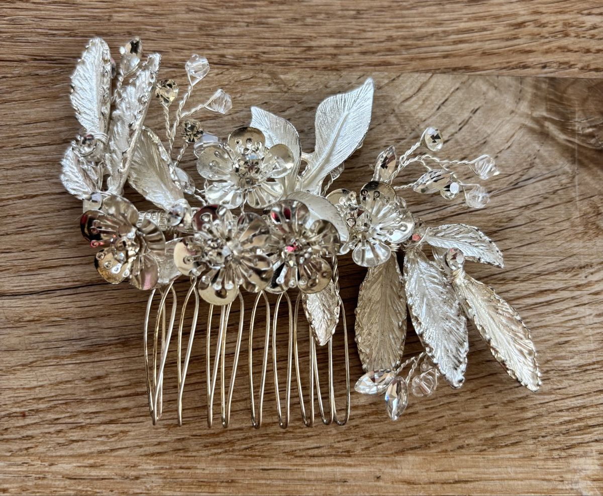 Accessori per capelli: Haarkamm silberfarben, Hochzeitsschmuck – Nuovo (secondo la descrizione) da Ebnat-Kappel venduto da Janine061