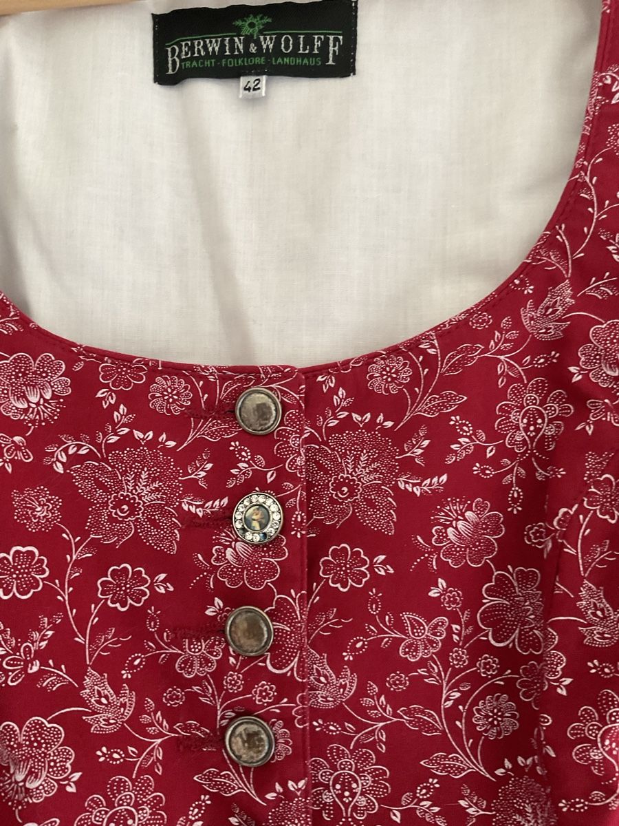 Blusen: Berwin&Wolff Bluse Gr.42, Top Zustand, Rot! – Neu (gemäss Beschreibung) aus Perlen von b.b10 1