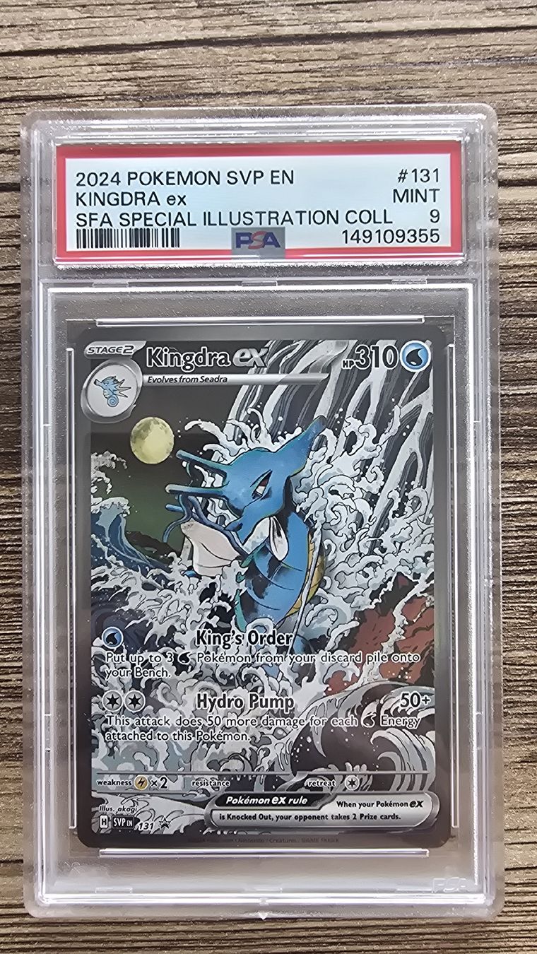 Pokémon Carte collezionabili: Pokémon Kingdra ex PSA 9 Mint Sonderillustration – Nuovo (secondo la descrizione) da Winterthur venduto da GreenSkyline