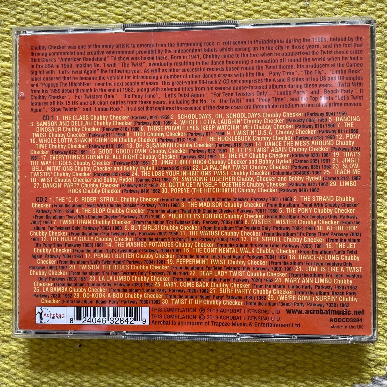 CDs: THE CHUBBY CHECKER-2CD COLLECTION 1959-1962 – Gebraucht aus Rorschacherberg von CD-Roli 1